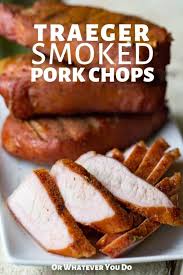 A simple meal that offers a stellar presentation. Traeger Smoked Pork Chops Easy Smoked Pork Chop Recipe