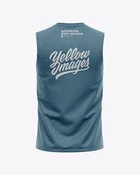 Download Men S Heather Sleeveless Shirt Mockup Back View In Apparel Mockups On Yellow Images Object Mockups