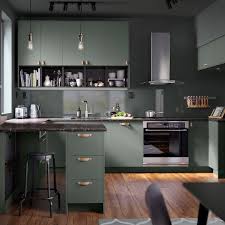 Ikea Usa On Instagram Give Your Kitchen A Gray Green Makeover With Our New Kitchen Fronts Offerin Dizajn Kuhon Sovremennyj Dizajn Kuhni Pereplanirovka Kuhni