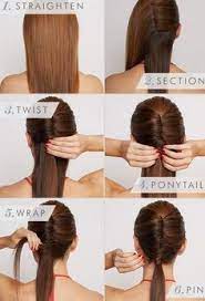 Cara Sanggul Sederhana Ide Gaya Rambut Tatanan Rambut Kecantikan Rambut