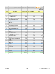 Excel bill template 14 free excel documents download. Interior Work Boq With Rates Xls Rating Walls