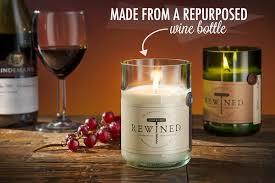 Our handcrafted soy candles are made from recycled wine bottles with a proprietary blend of 100% natural soy waxes to ensure maximum scent throw whilst maintaining a 70h+ burn time. Wine Scented Candles Made From Wine Bottles