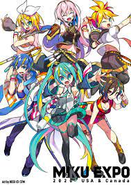 Mikuexpo2020 Usa Canada Hatsune Miku Vocaloid Expo Poster