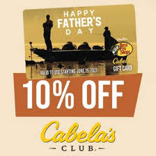 Maybe you would like to learn more about one of these? 10 Off Bass Pro Shops Cabela S Special Father S Day Gift Card Senior Discounts Club