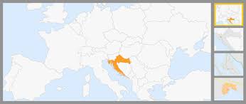 Horvátország domborzati térképe a táj az ország kis területe ellenére változatos. Interaktiv Terkep Krk Sziget Horvatorszag Aurea