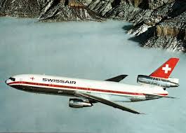 Post Card Swits Airliner Dc 10 Flughafen Zurich Luftfahrt Fliegerei