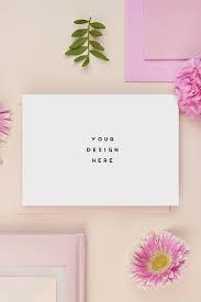 Dear allie and josh, it was so lovely to see the two of you my family and i would like to offer our thanks for the flowers you sent over. Thank You Card Mockup Floral Set Frame Mockup Free Graphic Design Gifts Floral Sets