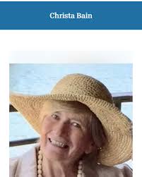 On Saturday, 9/14 (3-5pm), please join in celebrating the life of such an  amazing person, friend to SLNC, and long-time, retired SLNC Assistant  Naturalist, Christa Bain! Christa did so much for SLNC