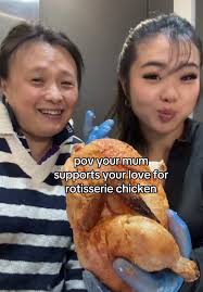 fastest way to reach your protein goals for the day #mumanddaughter  #eatwithme #rotisseriechicken #proteinhack