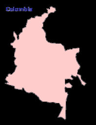 The package contains all available file formats, normally delivered with our premium maps, both for the printable and editable option. Colombia Map Terrain Area And Outline Maps Of Colombia Countryreports Countryreports