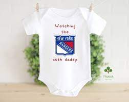 Ny Rangers Baby Etsy