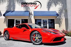 Should one have missed their opportunity to buy one of these tremendously special automobiles. 2015 Ferrari 458 Speciale Stock 6104 For Sale Near Lake Park Fl Fl Ferrari Dealer