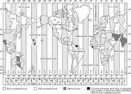 Idealized time zone map 150°w 120°w 90°w 60°w 30°w 0°e/w 30°e 60°e 90°e 120°e 150°e 180°e/w nautical time zones. Countries Time Zone Gmt