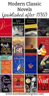 17 Modern Classic Novels Kate The Almost Great Boston Lifestyle Blog In 2020 Classic Books For Teens Classic Books Modern Novel