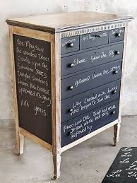 33 Things You Can Turn Into Chalkboards Chalkboard Dresser Furniture Diy Diy Furniture