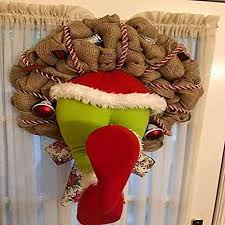 Check spelling or type a new query. Cost Effective Christmas Front Door Wreaths Thief Stole Christmas Burlap Wreath Fall Wreath Santa Claus Garland Hanging Ornament For Christmas Tree Front Door Living Room Wall Window Indoor Decoration 20inch Home Kitchen
