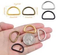 Amazon.com: 100pcs Heavy Duty Semi-Circular D Rings Multi ...
