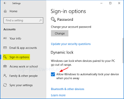 //create an short cut to startup for this program. How To Enable Or Disable Dynamic Lock In Windows 10 Password Recovery