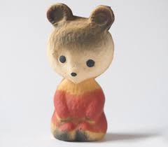 reserved soft toy bear soviet toy small baby bear rubber toy etsy bear toy vintage toys baby bear