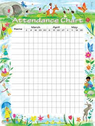 30 Best Attendance Charts Images Attendance Chart