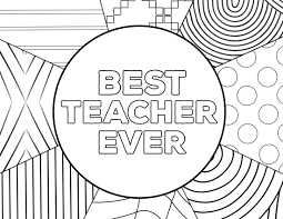 Signup to get the inside scoop from our monthly newsletters. Teacher Appreciation Coloring Pages Paper Trail Design