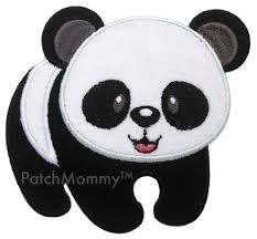 Patchmommy Ecusson Brode Patch Thermocollant Panda Enfants Bebe Amazon Fr Jeux Et Jouets Panda Decke Quilt Baby Panda