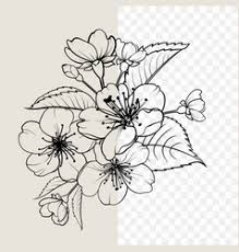 A floral tattoo is often a good first tattoo for a woman who wants something fairly subtle. Flower Outline Tattoo Vector Images Over 15 000