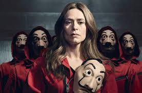 La casa di carta ( la casa de papel) è una serie televisiva spagnola ideata da álex pina, trasmessa inizialmente dall'emittente antena 3, e in seguito acquisita e distribuita da netflix. Netflix La Casa Di Carta 5 Itziar Ituno Greets Lisbon Raquel Murillo Time News Time News