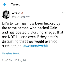 Twitter Lili Hacked Pos Lily Riverdale Twitter