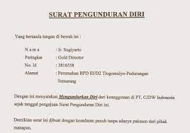 Dengan ini saya bermaksud mengajukan permohonan izin untuk. Contoh Surat Pengunduran Diri Dari Pengurus Koperasi Bagi Contoh Surat
