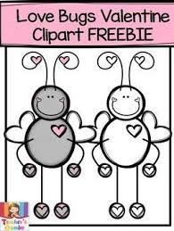 Free Valentine Clipart Love Bugs In 2020 Valentine Clipart Clip Art Freebies Free Clip Art