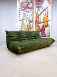 Hello, my awesome diy army! Vintage Forest Green Velvet Togo Sofa By Michael Ducaroy For Ligne Roset For Sale At Pamono Togo Sofa Green Sofa Ligne Roset