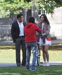 Salman Khan and Katrina Kaif in Ek Tha Tiger being shot on location at  Trinity College-331f5cb3fdd389d018f8543fe27bd598 | Salman Khan