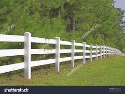 Decorative White Split Rail Fence Stock Photo 4296328 Shutterstock Split Rail Fence Backyard Fences Rail Fence
