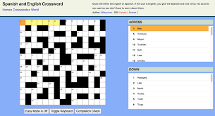 Easy spanish crossword puzzles features two levels of difficulty. 10 Awesome Online Spanish Crossword Puzzle Websites