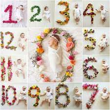 Inspiration For New Born Child Pictures Bebek Konsept Cekim Baby Bebek Born Cekim Baby Girl Newborn Pictures Monthly Baby Photos Monthly Baby Pictures