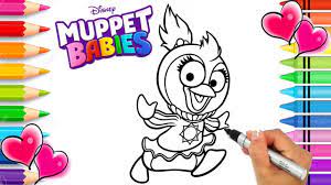 This is a creative way to teach the alphabets, using videos and coloring pages and make learning a fun experience. Summer Penguin Disney Muppet Babies Coloring Page Muppet Babies Coloring Book Printable Youtube