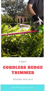 5 Best Hedge Trimmers Cordless And Electric Reviews 2020 Hedge Trimmers Hedges Trimmers