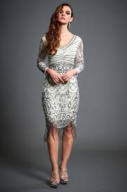 Check out our flapper wedding dress selection for the very best in unique or custom, handmade pieces from our shops. Tabitha Gatsby Off White Long Sleeve Art Deco Wedding Guest Flapper Dress S Xxl Off White Long Sleeve Flapper Dress Embellished Shorts