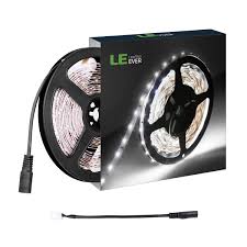 Lighting Ever 16 4ft 5m 12v Flexible 2835 Smd Led Strip Light Indoor Home Non Waterproof 6000k Daylight White Led Strips Walmart Com Walmart Com