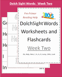 Kindergartners, teachers, and parents who homeschool their kids can print, download, or. Dolch Sight Words Worksheets Week Two 3 Boys And A Dog