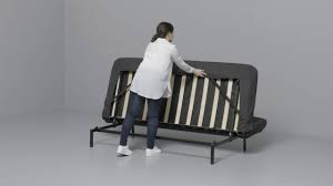Woodland nursery bedding for the baby's bedroom. Ikea Nyhamn Convertible 3 Places Youtube