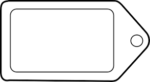 Black And White Clipart Tags Google Search Gift Tag Outline Gift Tags Markers