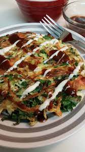Okonomiyaki Japanese Pancakes With Homemade Japanese Mayonnaise Life After Wheat In 2020 Japanese Pancake Gluten Free Japanese Food Gluten Free Recipes For Dinner