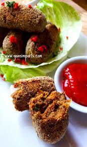 (refrigerate for at least 30 minutes so its easy to dip it later in egg wash). Beef Croquettes Recipe Shallow Fried And Baked Goan Recipes