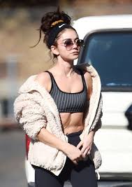 With a beautiful view of mt. Sarah Hyland Going To A Yoga Session In North Hollywood Gotceleb