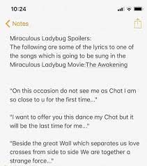 Spoilers Miraculous Ladybug Movie Miraculous Ladybug Miraculous