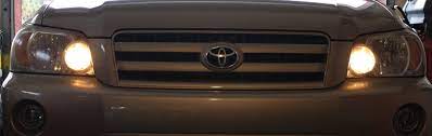 Low beam # h11, high beam # 9005 and front turn signal # 3457na (also # 3457a or 3457nak). Replace The Headlight Bulbs On A 2000 2007 Toyota Highlander