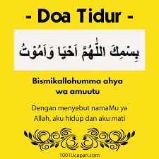 Doa Tidur Jawi Archives 1001 Ucapan