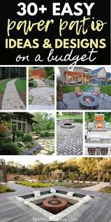 Compare brick, concrete, natural stone and clay. 30 Easy Paver Patio Ideas And Designs On A Budget For Small Backyards